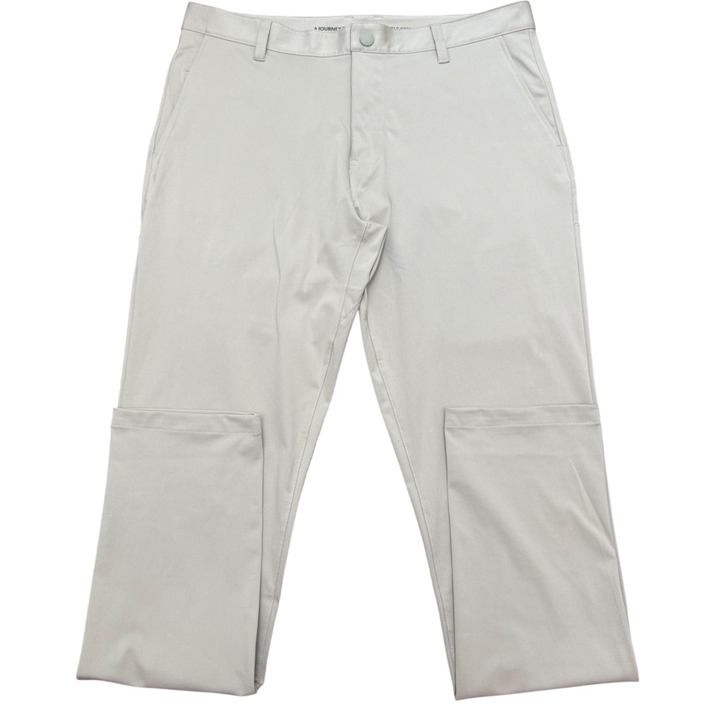 Rhone Commuter Slim Pants Mens 34 TanPerformance Golf Tech Trousers 100036